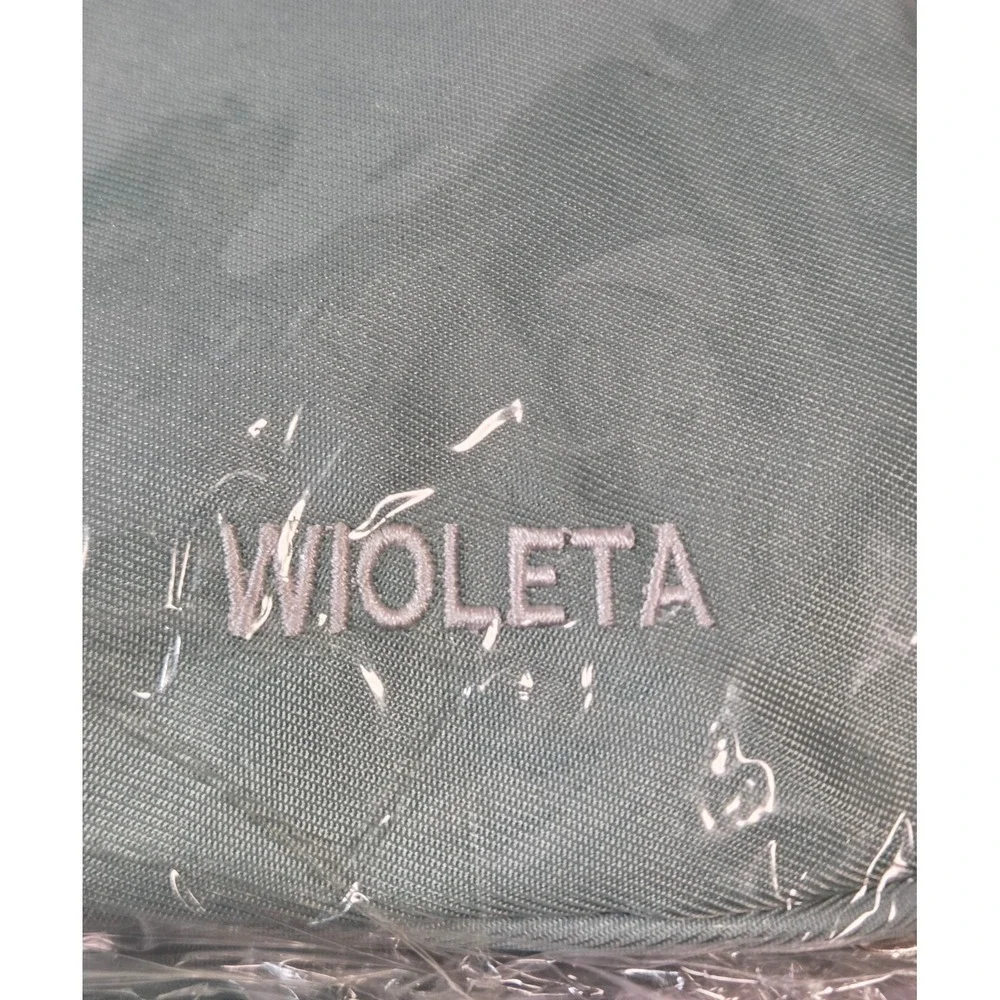 📖 WIOLETA Green Bible Cover w/ Zipper Pocket – Approx. 10